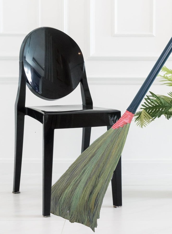 UMD 5 Finger Long Handle Medium Weight Low Dust Natural Grass Broom for Cleaning,Sweeping, dusting Office, Home, jadu Floor Cleaning Pack of 1 (1) - Image 5